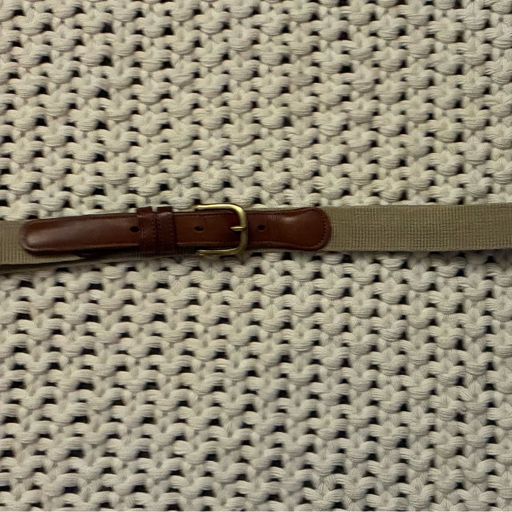 Stylish Tan and Brown Men's Belt